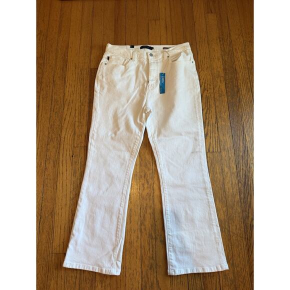 Johnny Was Marseille Baby Boot Jeans JW1011CN8 White Size 32 New w/ Defect - Picture 4 of 9